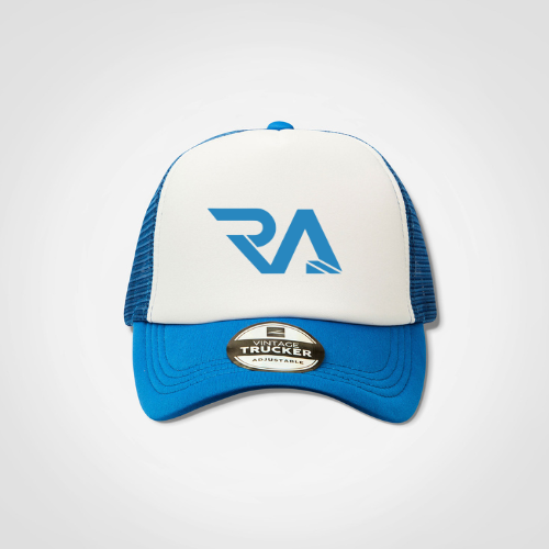 Two Tone Trucker Cap – RA Logo | Premium Mesh Snapback