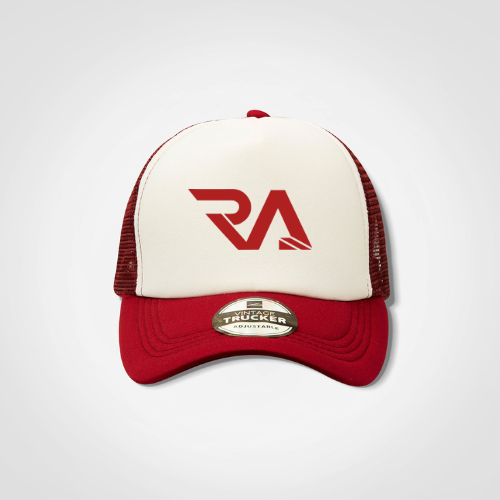 Two Tone Trucker Cap – RA Logo | Premium Mesh Snapback